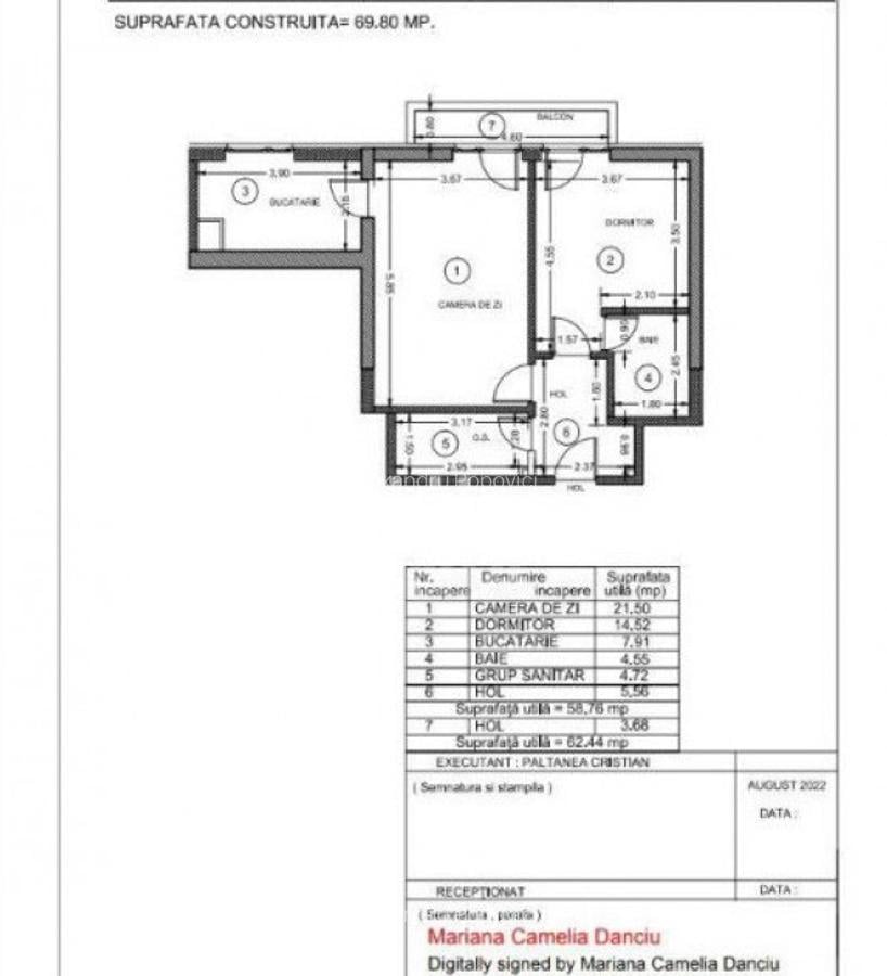 Apartament 2 camere 59MP | Baneasa | Mobilat si utilat | Blo - 18