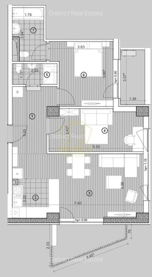 Apartamente cu 3 camere  | Torontalului | XCity | Comision 0% - 7