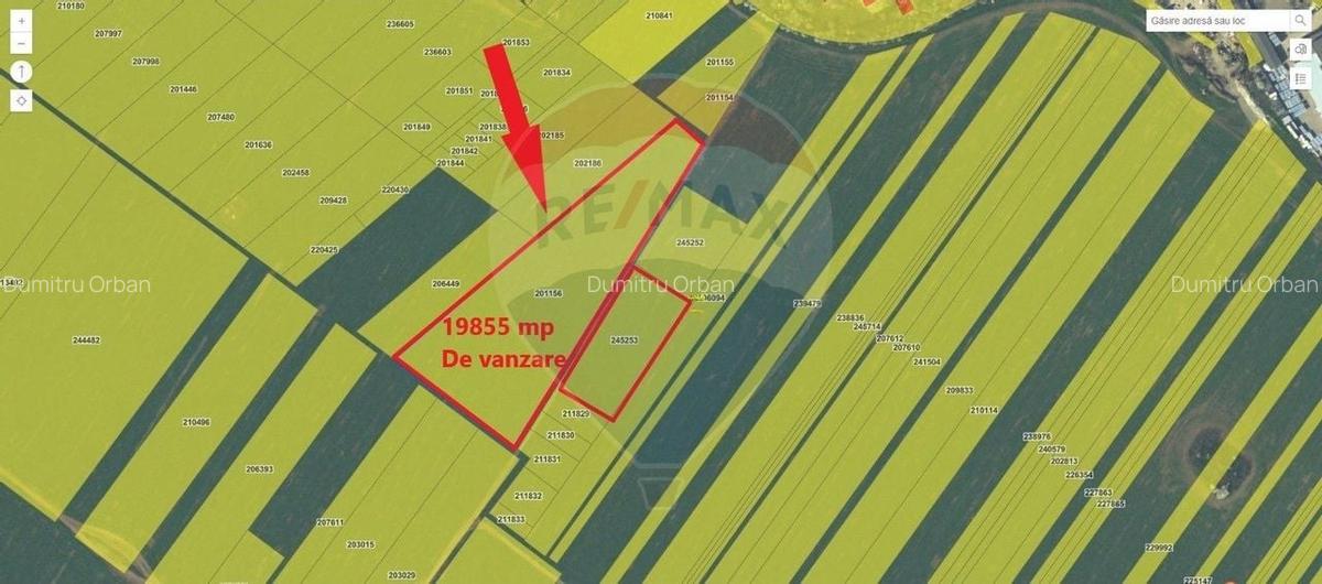 Teren Construcții intravilan de 5510 mp, în P-ța de Gros - 10