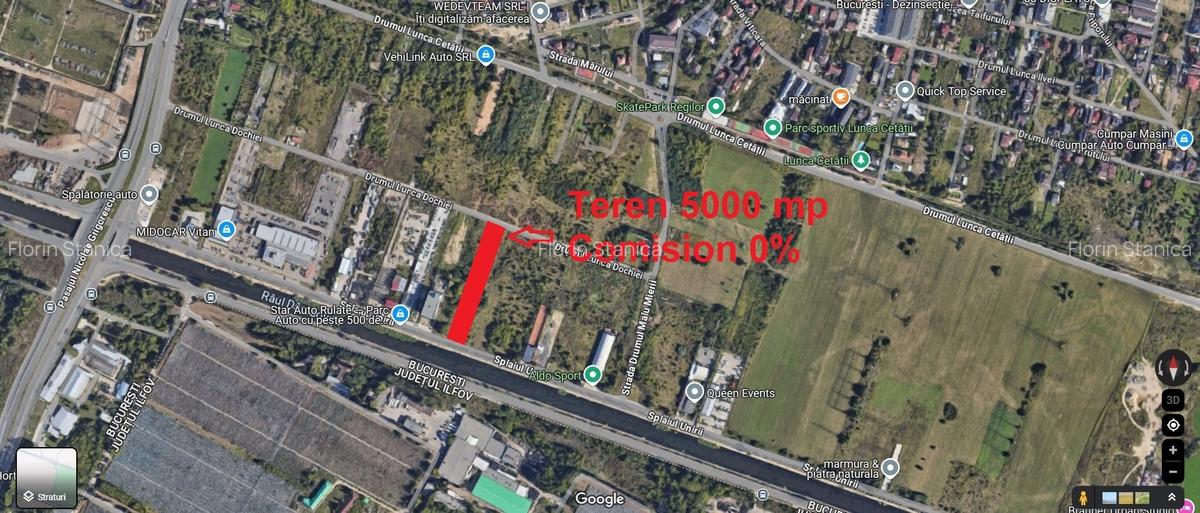 Teren Intravilan Splaiul Unirii - Pasaj Nicolae Grigorescu | Deschidere Dubla - 1