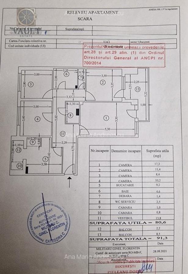 Apartament cu 4 camere decomandat în Rahova - 13