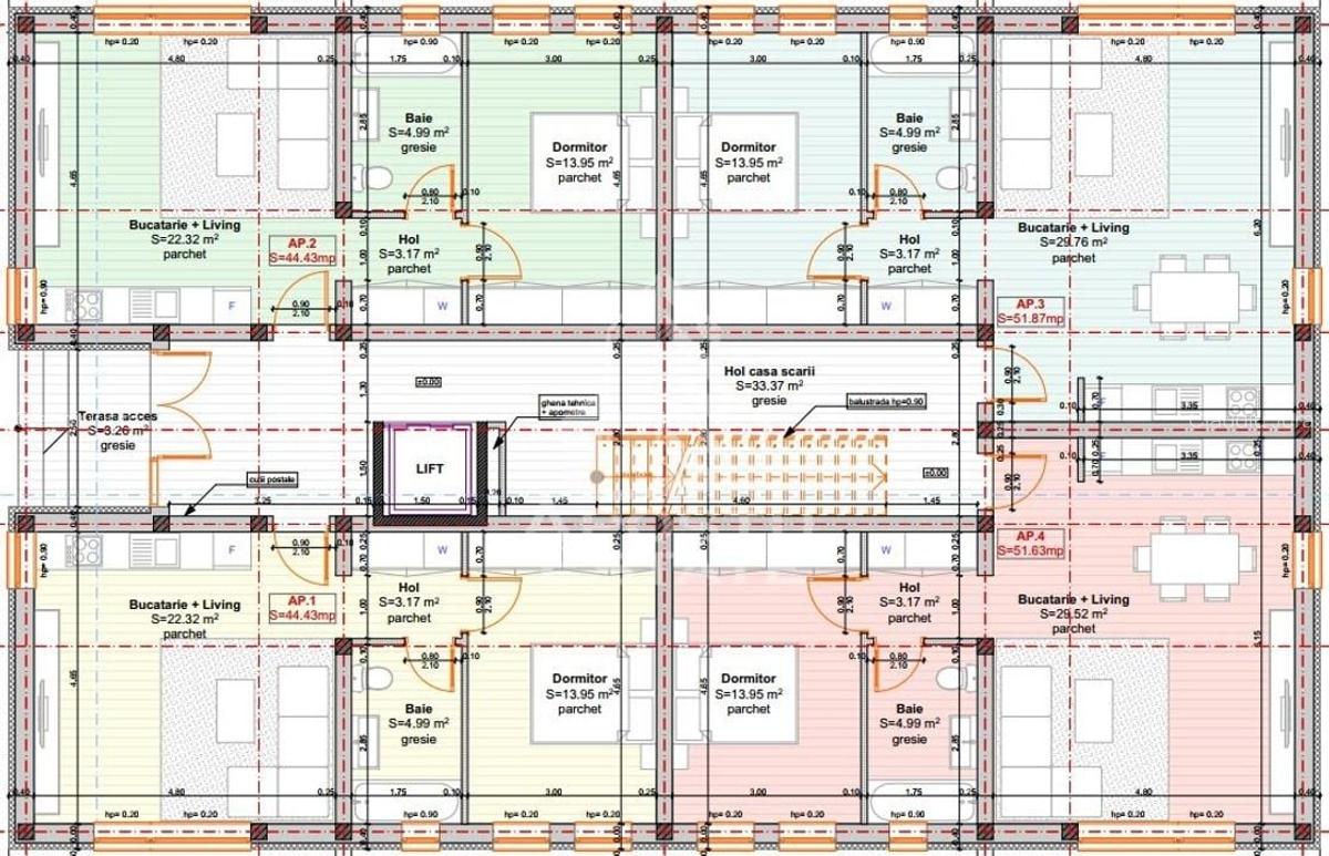 Apartament cu 2 camere semidecomandat în Giroc - 7