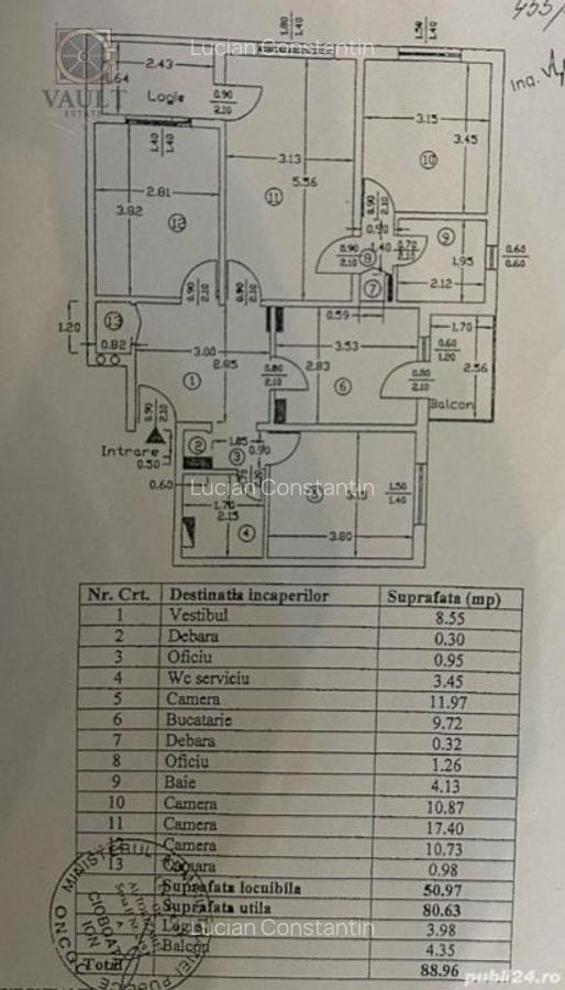 Apartament cu 4 camere semidecomandat, mobilat în Crângași - 2
