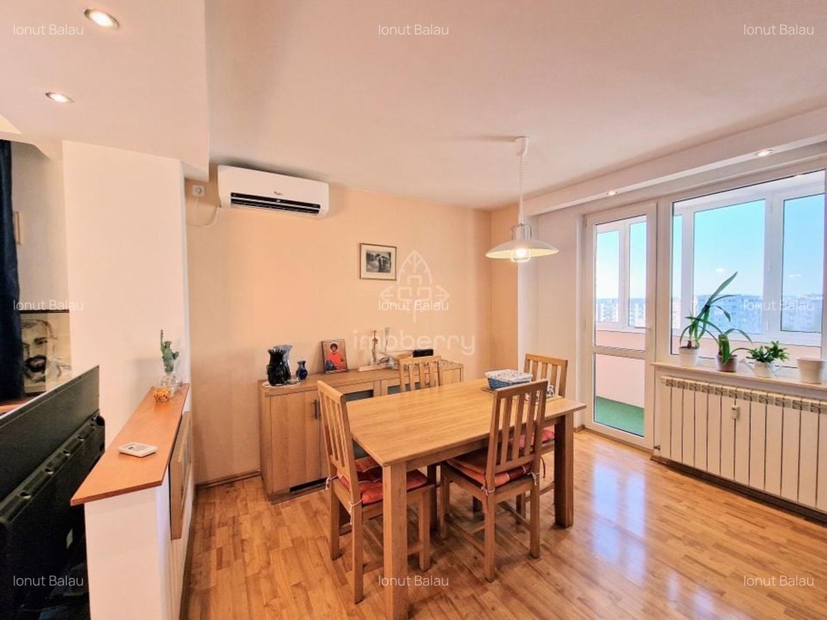 3 camere (transformat din 4 cam.) | 80 mp utili + 10mp balcon | Metrou | - 4