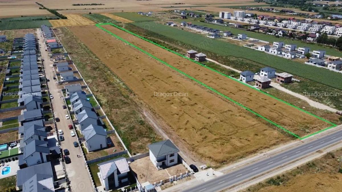 Teren Intravilan In Rate Com Berceni | utilitati: curent - gaz | #MG12 - 1