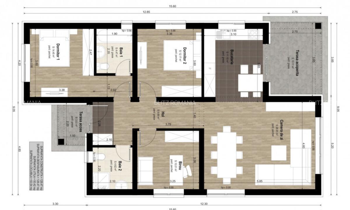 Casa Parter Finisata la Cheie, Living Luminos ?i Curte Ma - 13