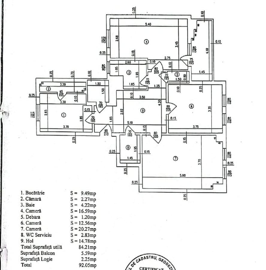 Apartament cu 3 camere decomandat în Unirii - 13