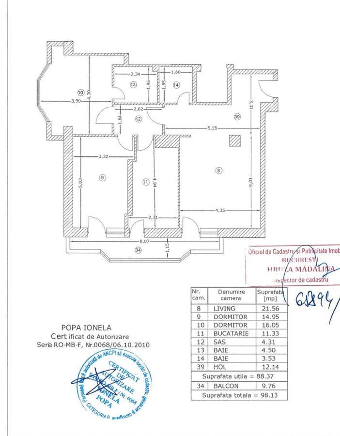 Apartament cu 3 camere decomandat în Herăstrău - 14