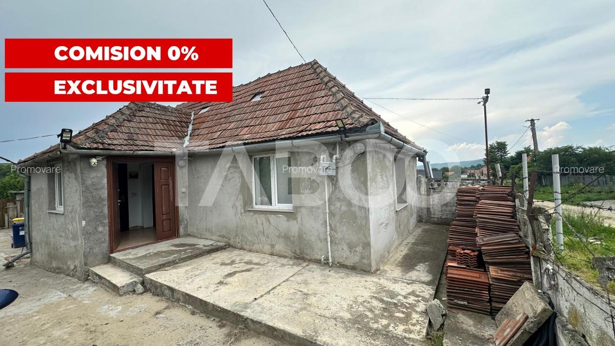 Casa individuala Comision 0% 3 camere anexe teren 4000mp Rusi Sibiu - 1