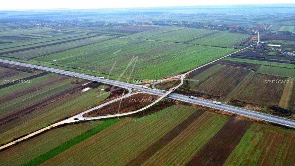 Teren intravilan curti-constructii, industrial, Autostrada A1 - km 62 - 18