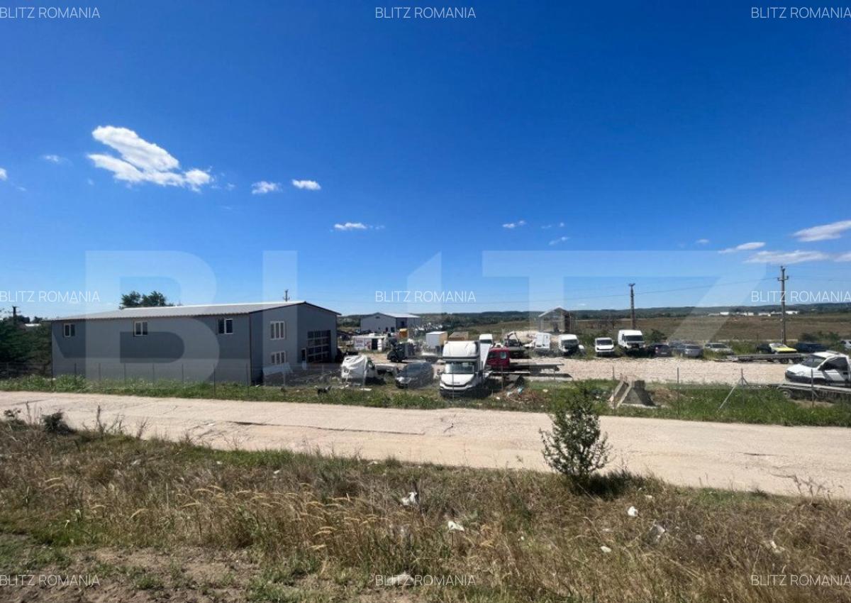Teren 5000 mp cu hala de 280 mp in Isalnita, cu deschidere l - 5