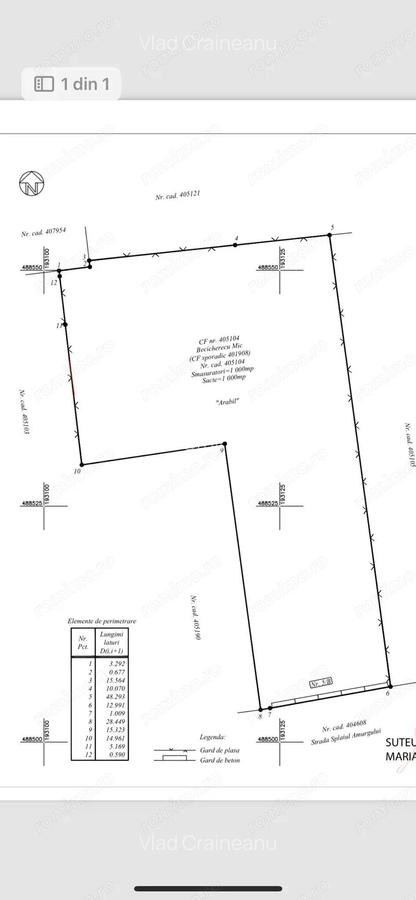 COMISION 0% | Teren Intravilan | Becicherecul Mic | 1000mp Utilitati - 4