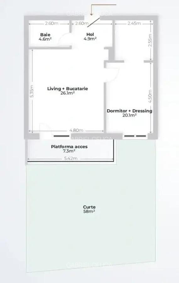 Apartament deosebit 2 camere, dressing room + gradina- Rond OMV Pipera - 6