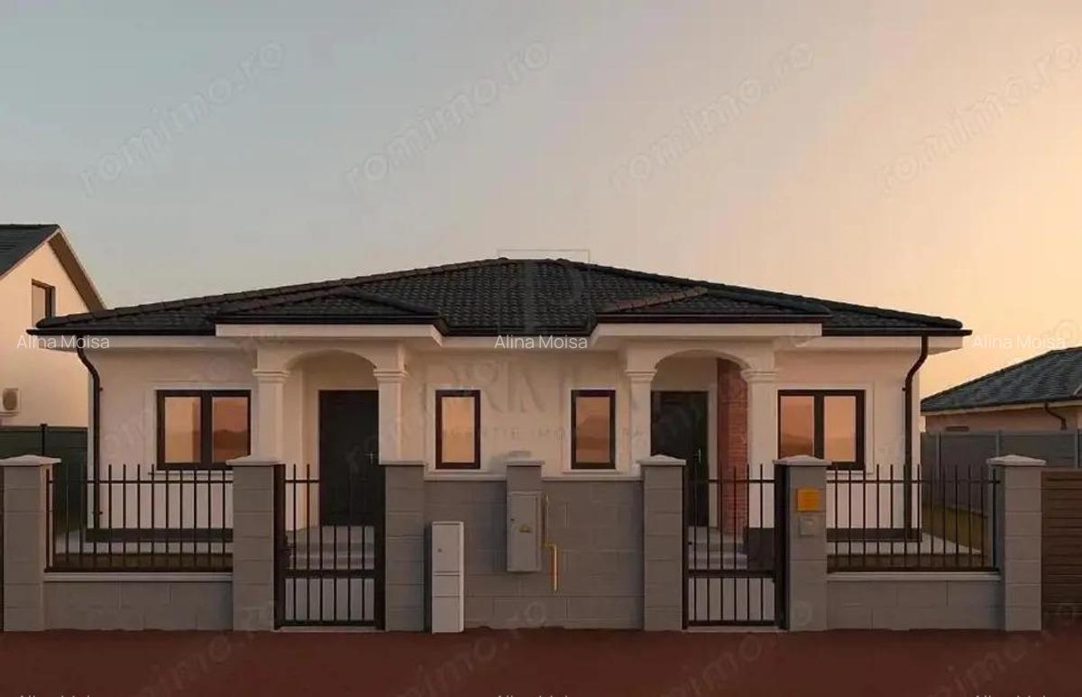 Duplex pe plan - 2 bai - canalizare - iluminat stradal - 2
