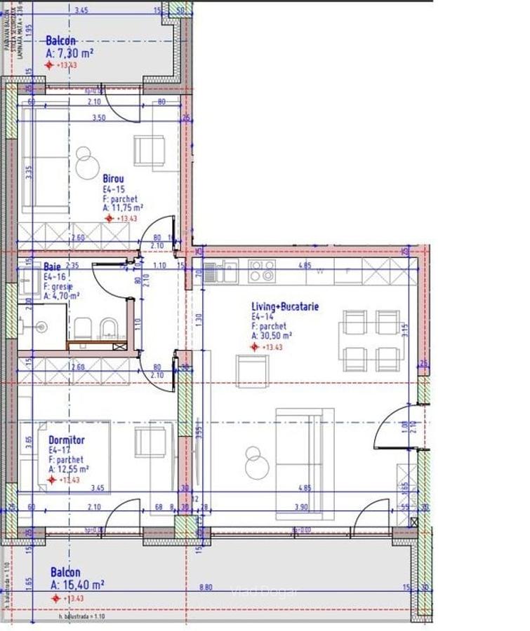 0% Comision, bloc nou 2025, parcare inclusa, 3 camere, Piata Abator - 9
