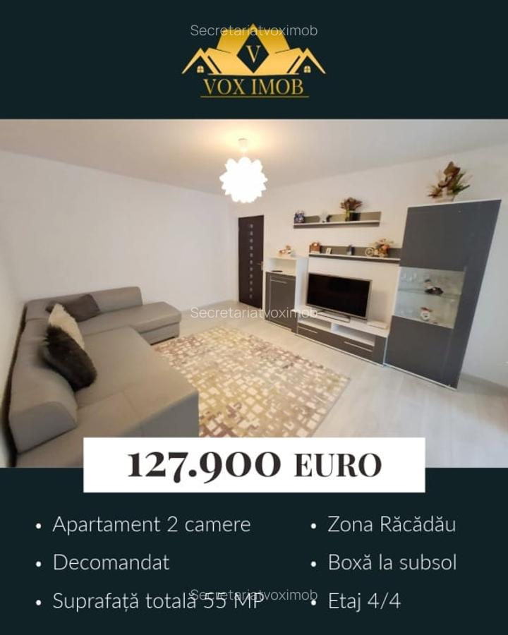 Apartament 2 camere  | Zona Racadau - 1