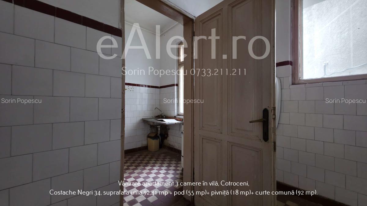 Apartament cu 3 camere în vilă, Cotroceni – Costache Negri 34 - 45
