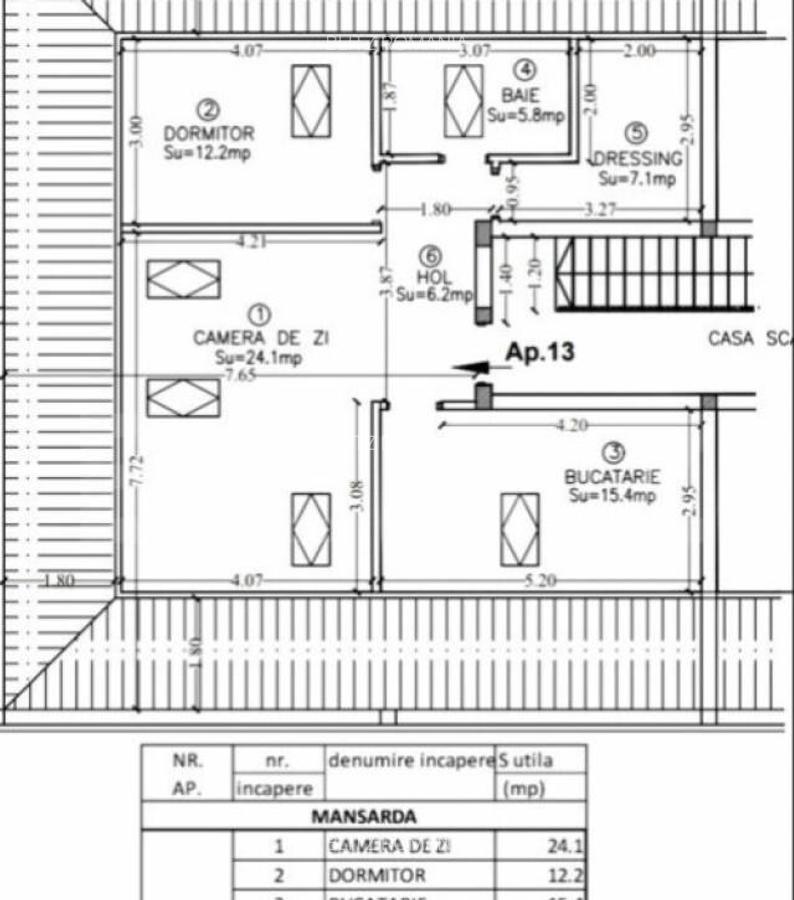 Apartament de 2 camera, decomandat, 71mp, zona Giroc - 1