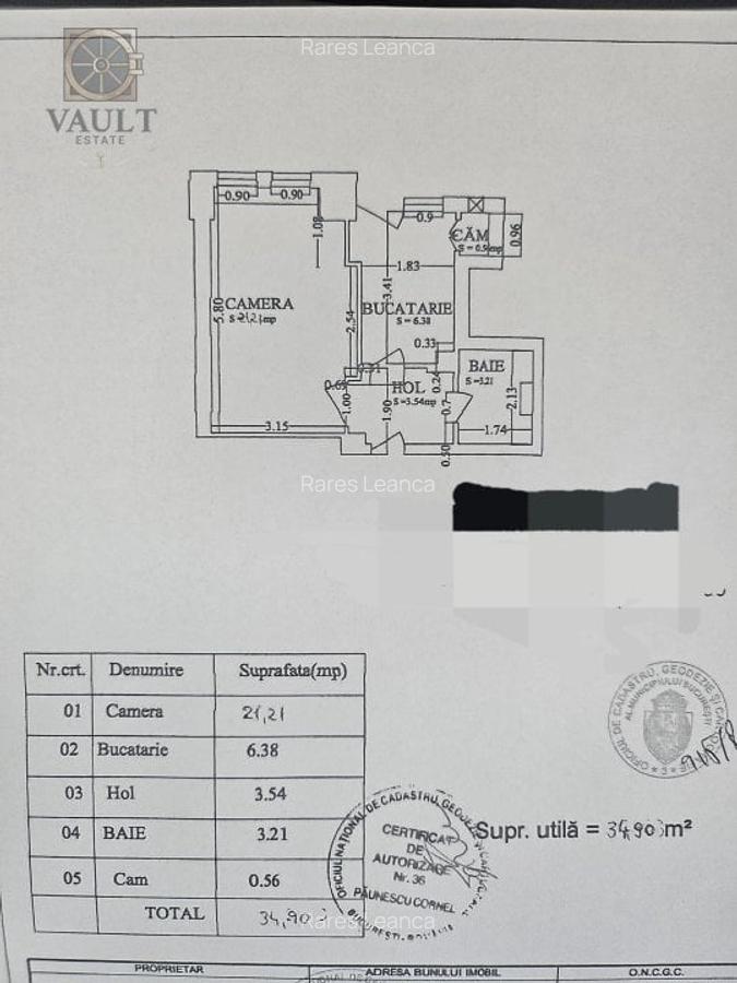 Garsonieră decomandată, mobilată în Unirii - 9