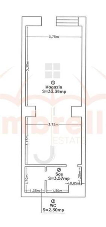 De vanzare spatiu comercial 39,64/? P-ta M. Viteazul - 4