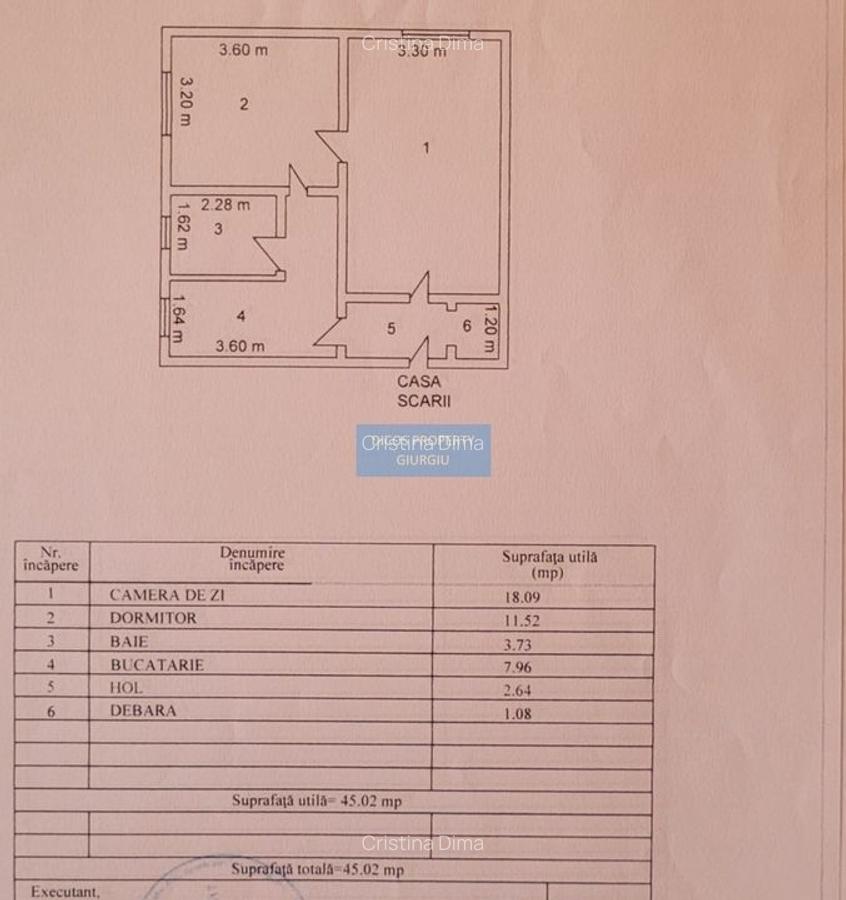 Apartament 2 camere, central, parter - Giurgiu - 7
