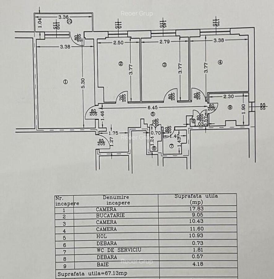 MALU ROSU - 3cam,2bai, cf1A, dec, 2/8, renovat - 98000 euro - 3