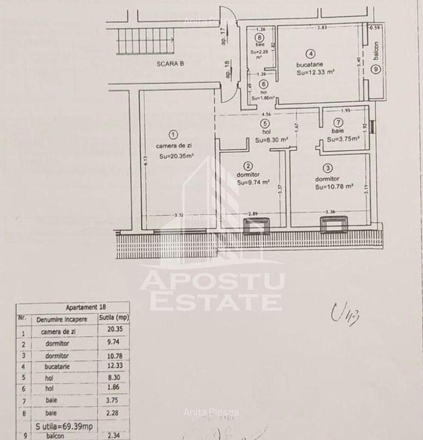 Apartament 3 camere, modern,zona Lipovei - 15