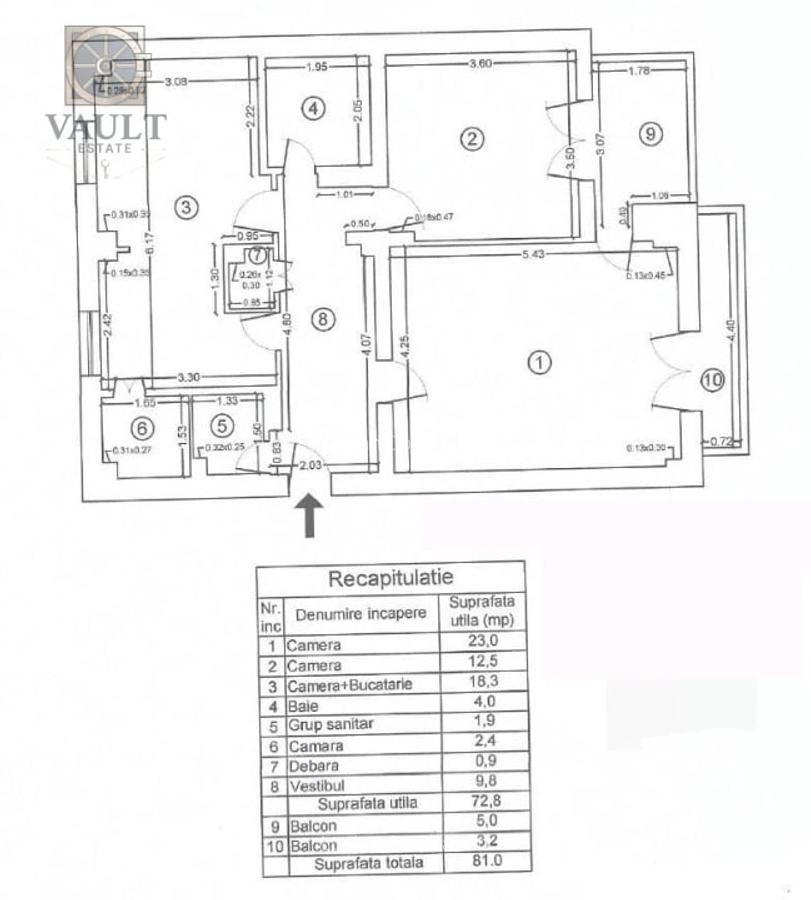 APARTAMENT 3 CAMERE-NATIUNILE UNITE-PARC IZVOR-METROU IZVOR - 6
