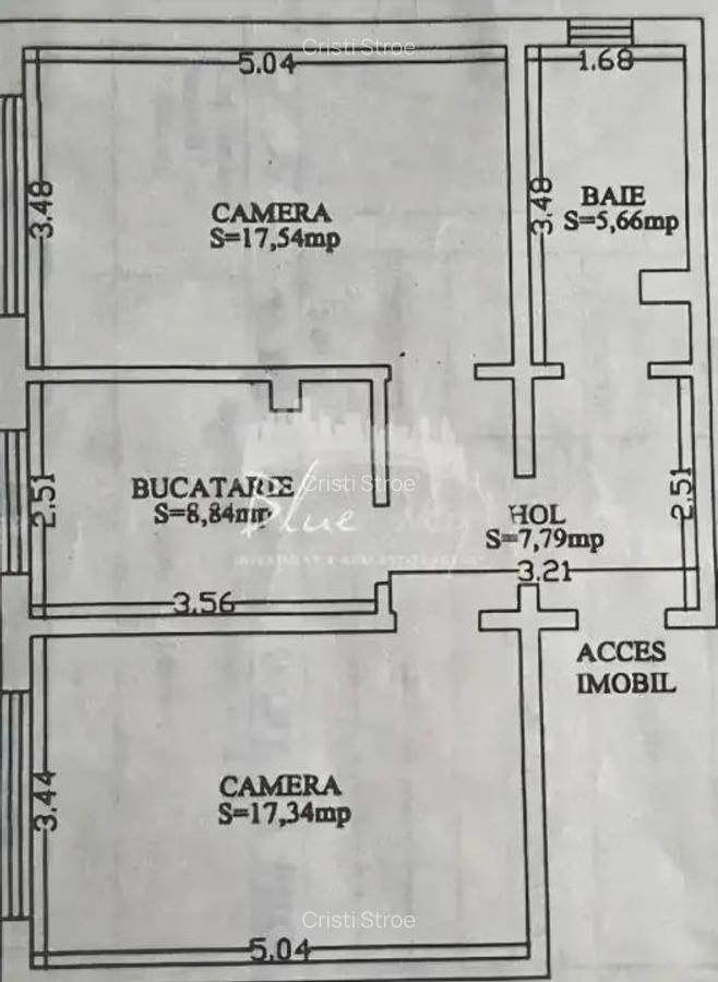 Apartament 2 camere, situat in Zona Casa de Cultura - 1