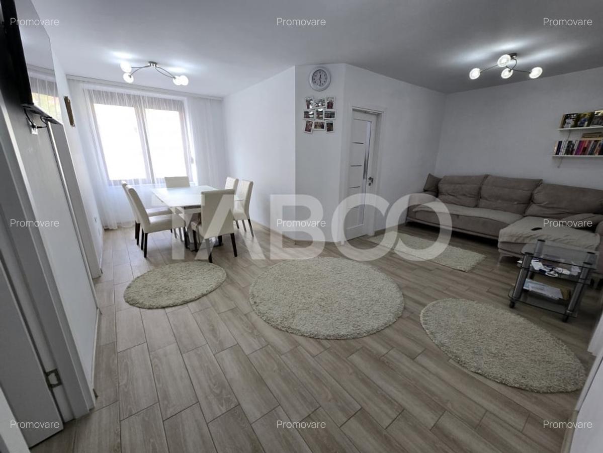 Apartament decomandat 66 utili 3 camere pivnita Turnisor Sibiu - 1