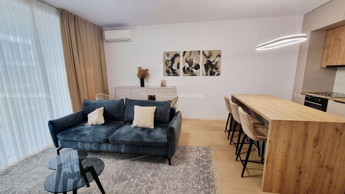 Apartament cu 2 camere semidecomandat, mobilat în Băneasa - 3