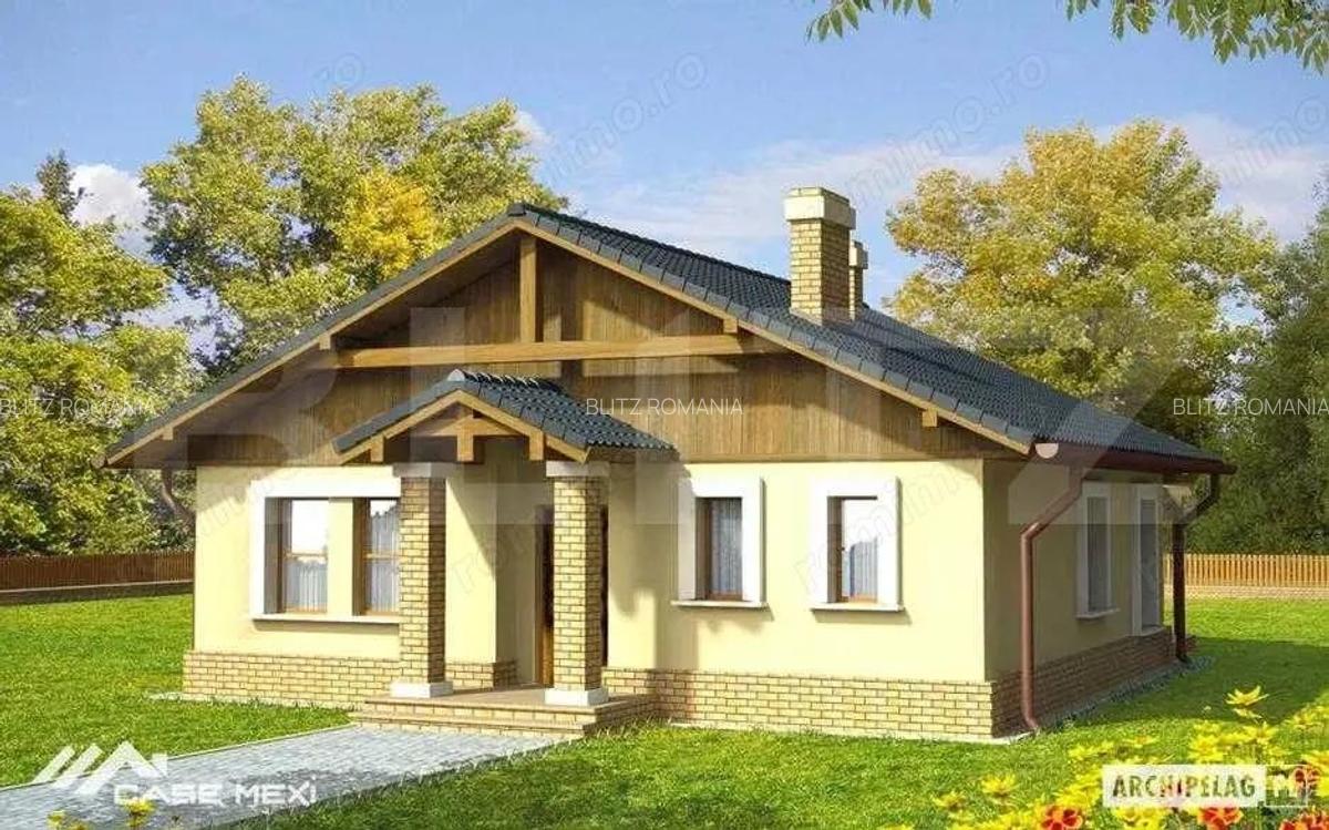 Casa in stadiu de proiect-100mp- teren 550mp- Vacaresti - 1