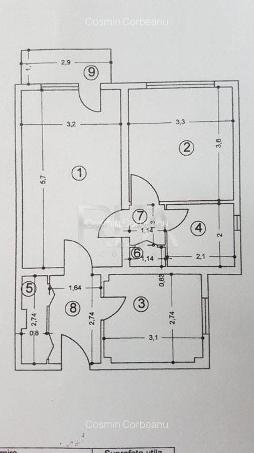 Apartament 2 Camere Parcul Sebastian 200m - 19