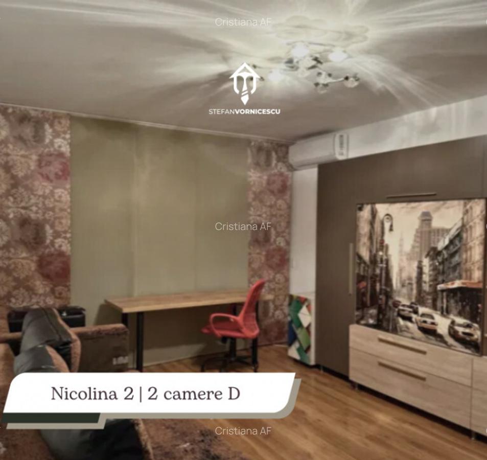 De inchiriat | apartament 2 camere D, Nicolina, str. Libert - 1