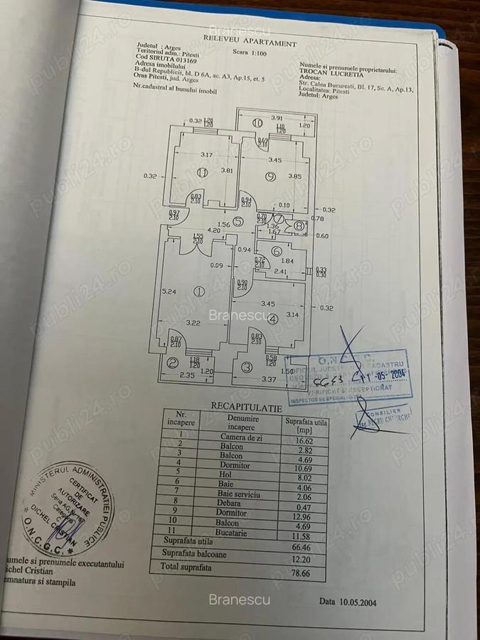 Vand apartament 3 camere, ultracentral, Pitesti, Maior Sontu-Republicii - 6