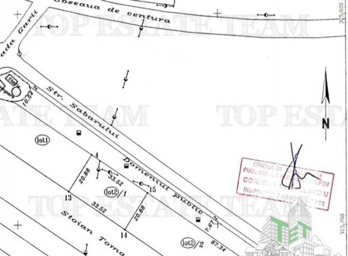 Teren 1824 mp Jilava - Deschidere 70 m, ideal investitie - 1