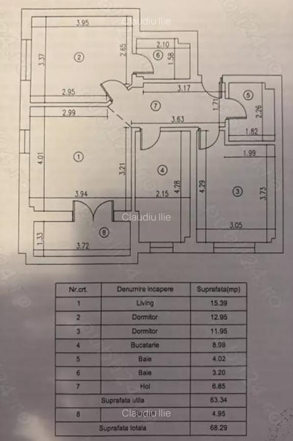 Inchiriere Apartament de 3 camere, zona Chiajna - 3