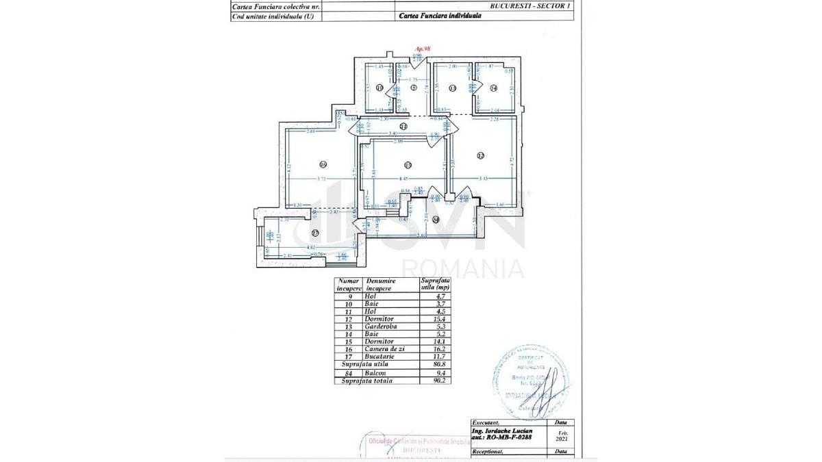 REA1024612 Apartament 3 Camere IMobilat si Utilat l Atlas Aviatiei I Loc de Parc - 18