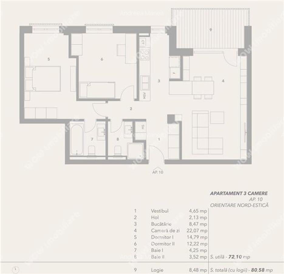 De vanzare apartament 3 camere 2 bai etaj 1 in SIBIU - 2 De vanzare apartament 3 camere 2 bai etaj 1 in SIBIU - 2