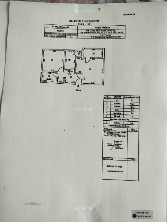 Vând apartament, 2 camere, decomandat - 1