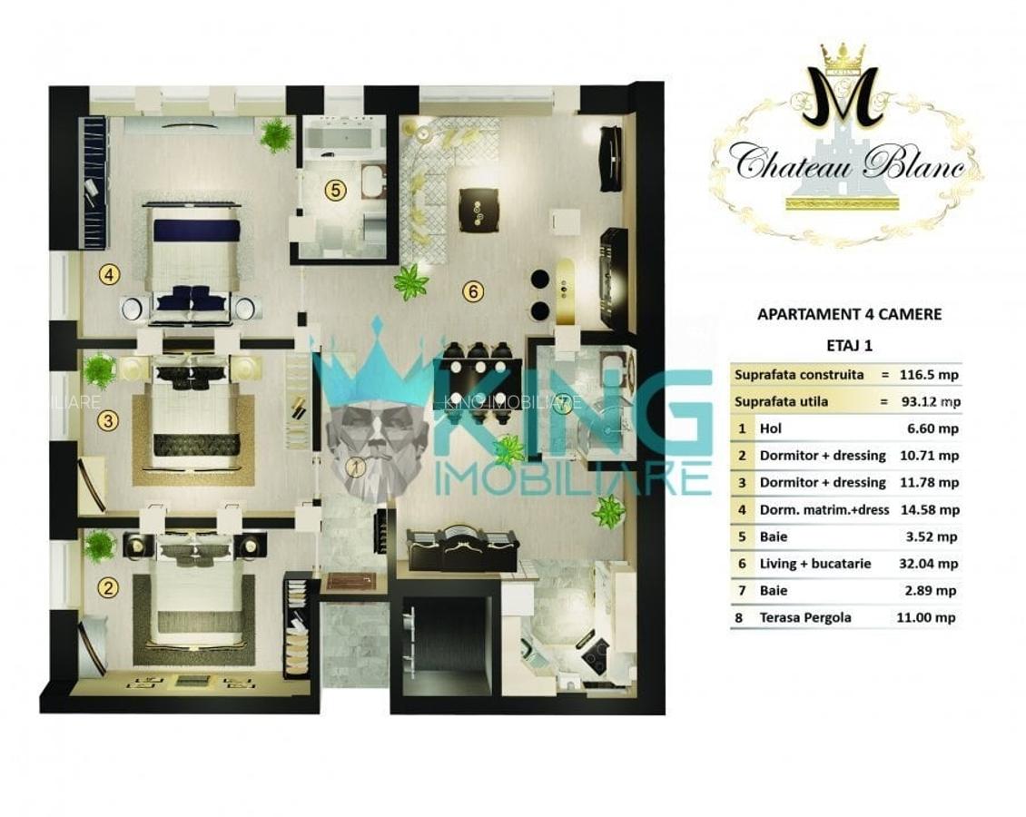 Apartament cu 2 camere decomandat în Sisești - 14
