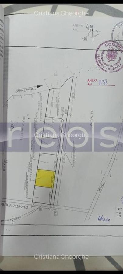 VANZRE-TEREN  - INTRAVILAN 650 mp deschidere 25 mp RASNOV -BRASOV - 8