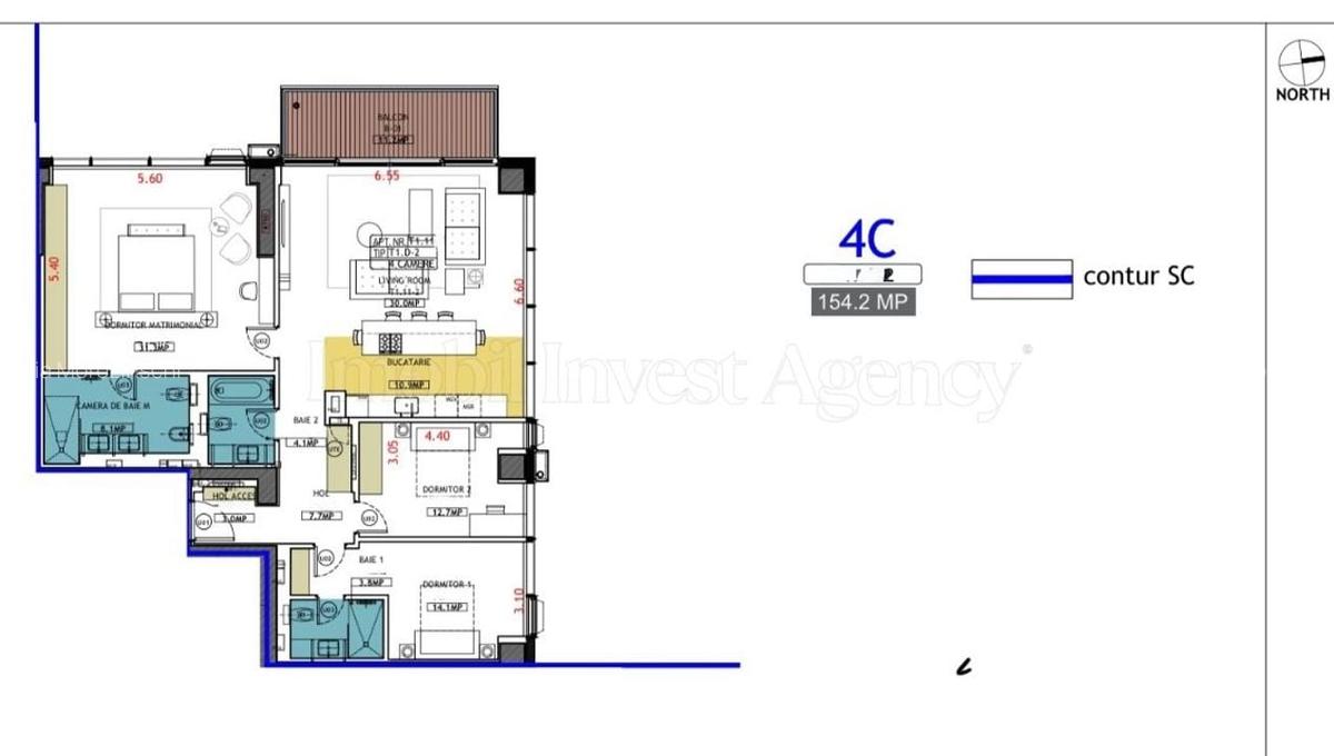Apartament cu 4 camere de vanzare One Floreasca City - 17