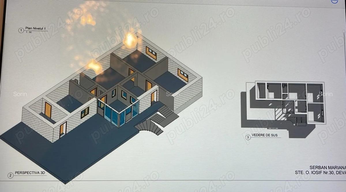 Casa si teren aferent de vanzare in Deva in zona Cetatii - 6