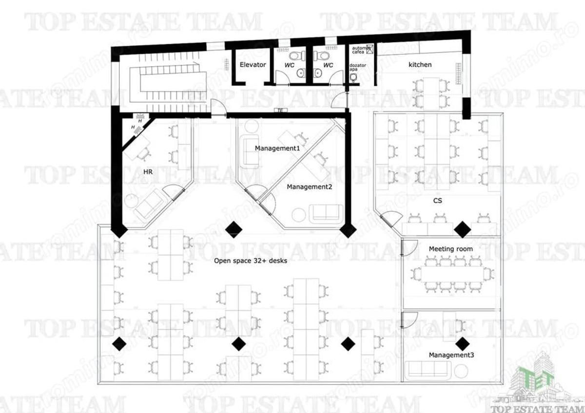 Spatiu de Birouri de 130 mp la Parter in Zona Piata Victoriei - 5