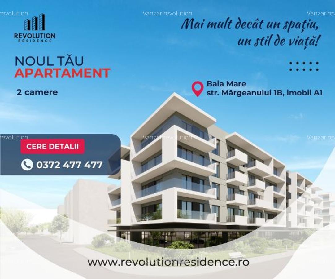 COMISION 0% - Apartamente 2 camere - Margeanului 1B-A1, Baia Mare - 1