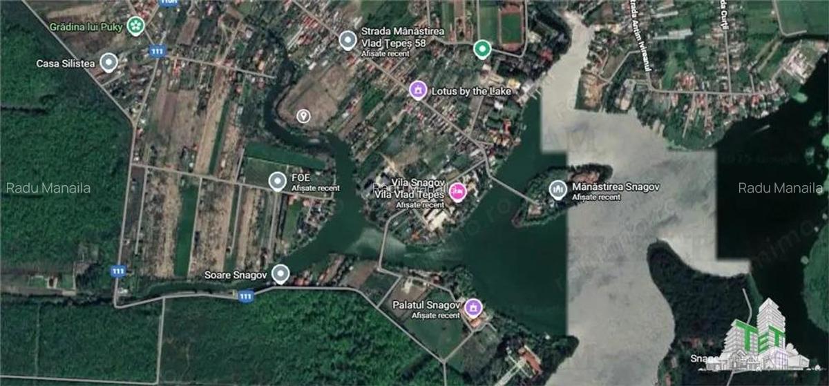 Teren pe malul lacului - Silistea Snagovului - 1