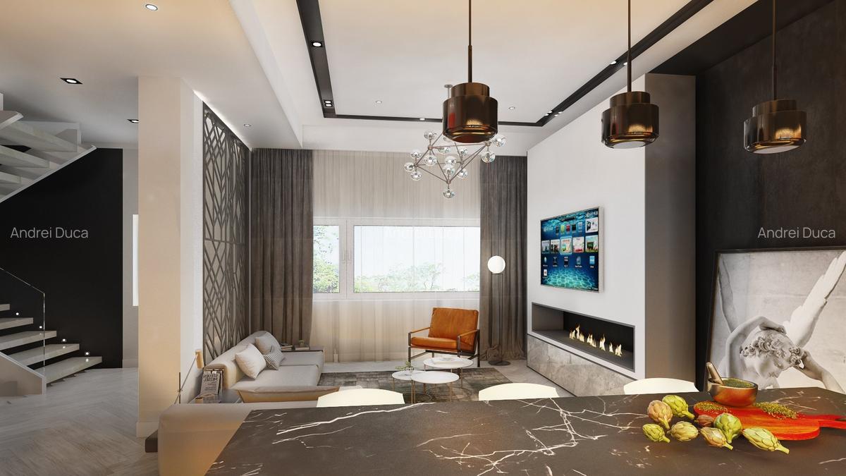 3 camere-185 mp-Penthouse-5 min Metrou Berceni-Mobila bucatarie inclusa - 9