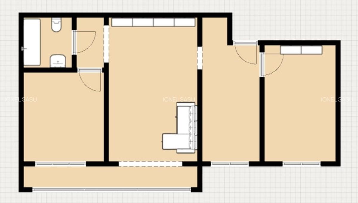 Apartament 3 camere in centru langa Star, priveliste de vis! - 11