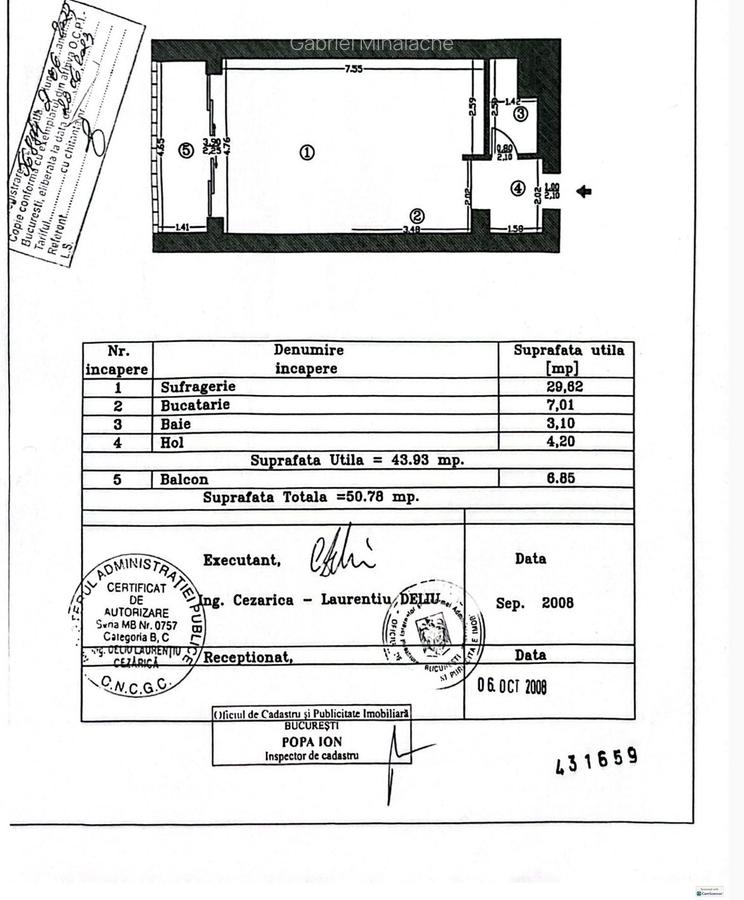 Inchiriere Studio complex InCity, metrou Dristor, suprafata 51mp, mobilat/utilat - 20